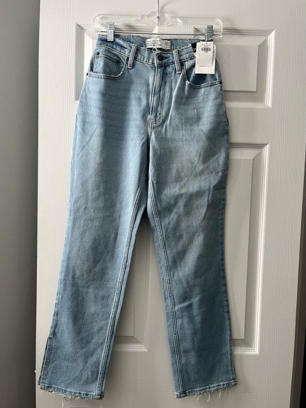 Abercrombie & Fitch Light Blue Straight-Leg Jeans